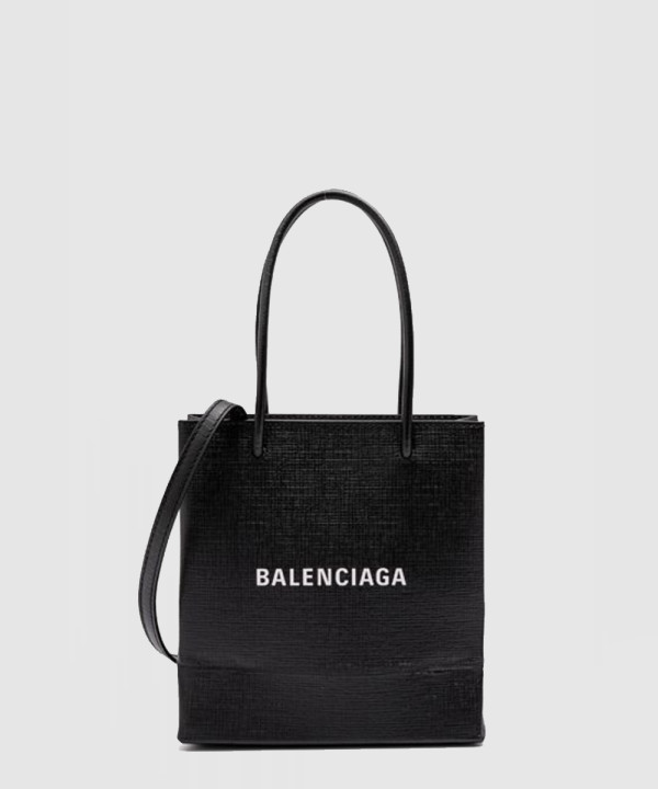 발렌시아가 레더 토트백 597858