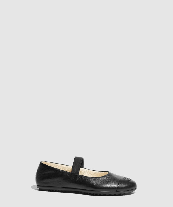 샤넬 메리제인 램스킨 플랫 슈즈 G46200