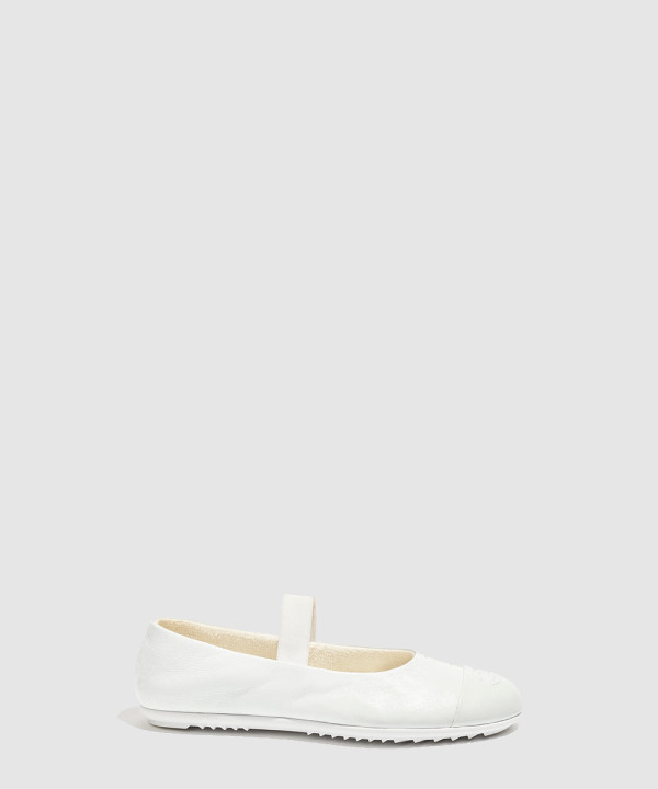 샤넬 메리제인 램스킨 플랫 슈즈 G46200