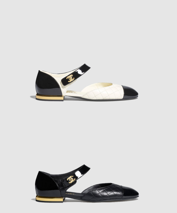 샤넬 메리제인 플랫슈즈 G38441