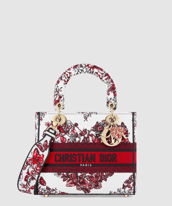 디올 레이디백 디라이트 미듐 M0565