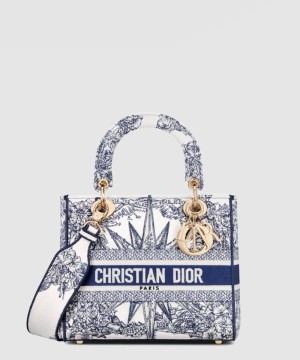 디올 레이디백 디라이트 미듐 M0565