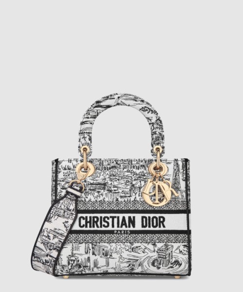 디올 레이디백 디라이트 미듐 M0565