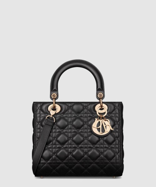 디올 레이디백 디라이트 미듐 M0565