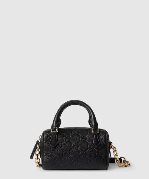 구찌 GG 엠블럼 울트라 미니 토트백 815256