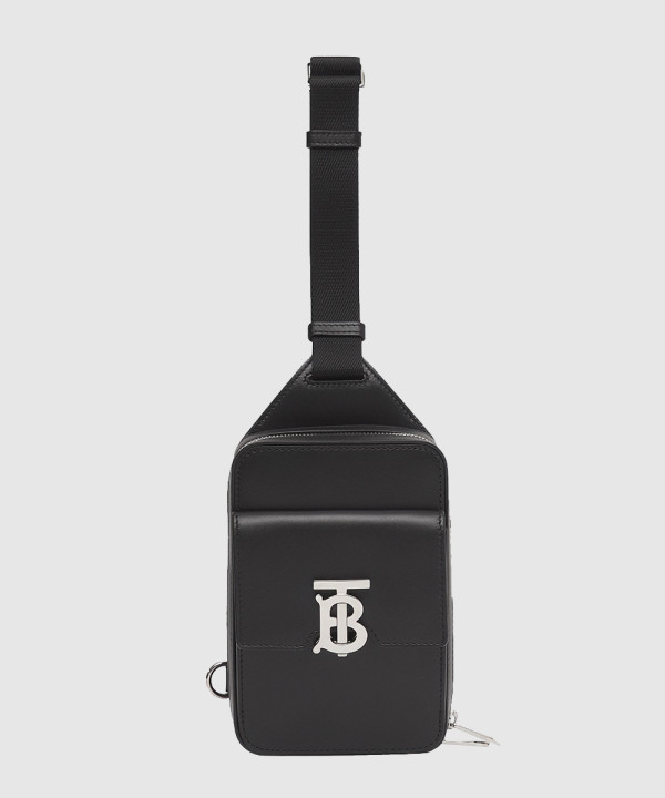 버버리 레더 크로스백 80508631