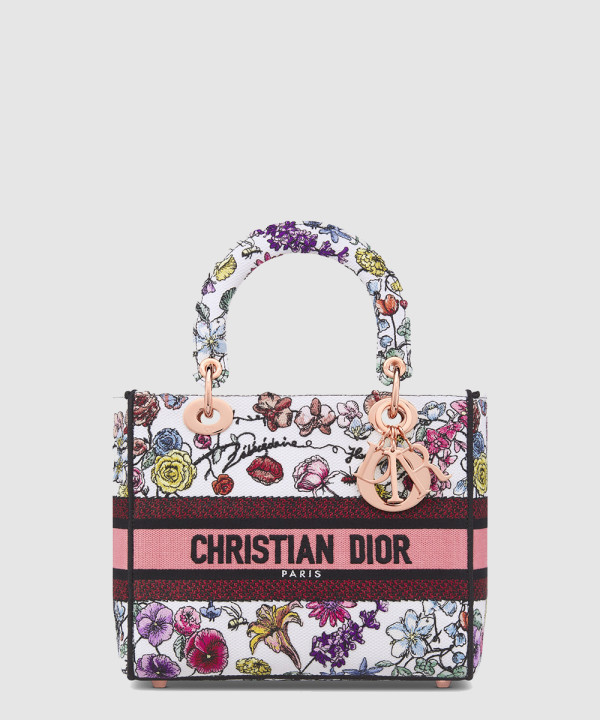 디올 레이디백 디라이트 미듐 M0565