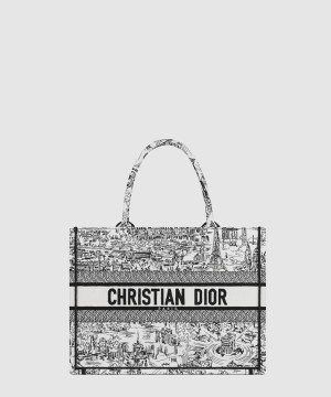 디올 북 토트백 미듐 M1296