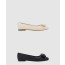 페레가모 바리나 보우 디테일 발레 플랫 01H838