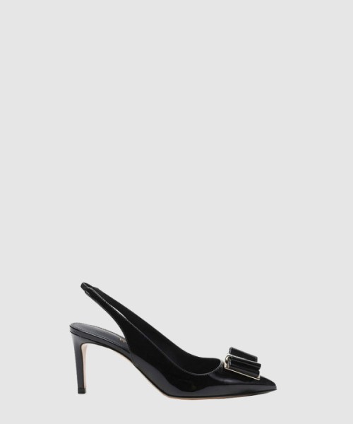 페레가모 에나멜 슬링 힐 01P845