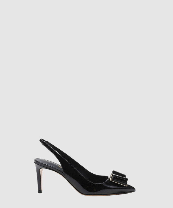 페레가모 에나멜 슬링 힐 01P845