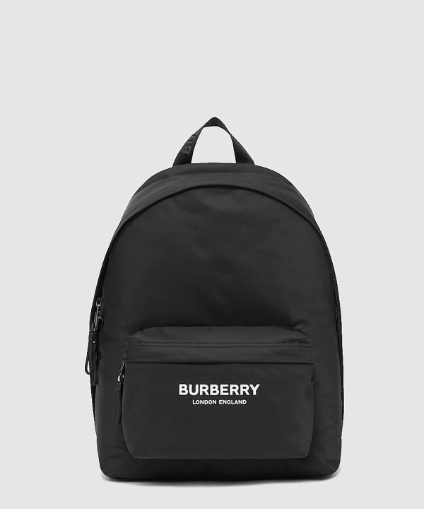 버버리 로고 프린트 나일론 백팩 80210841
