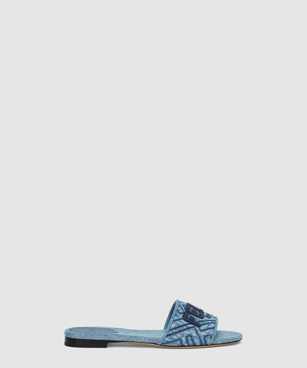 펜디 데님 슬라이드 8R8092