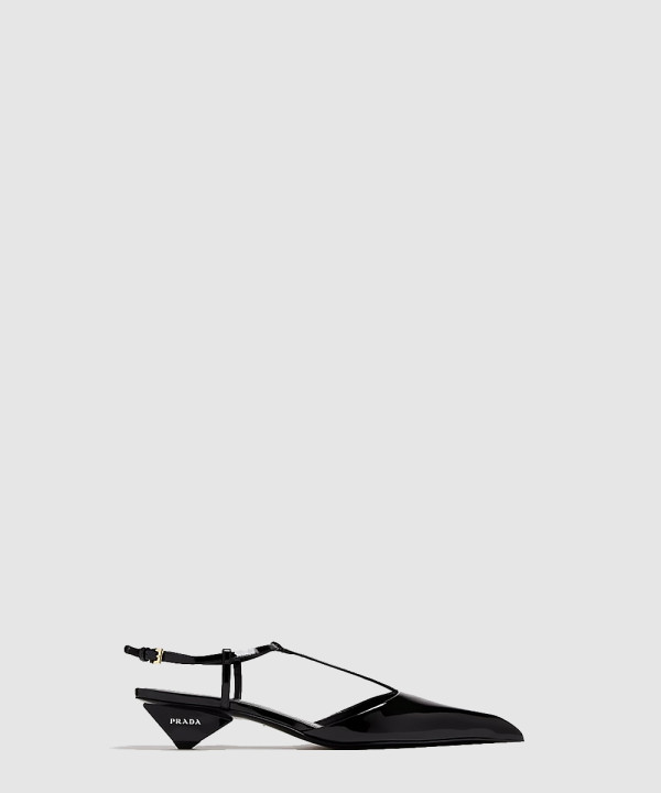 프라다 가죽 힐 펌프스 1I535N