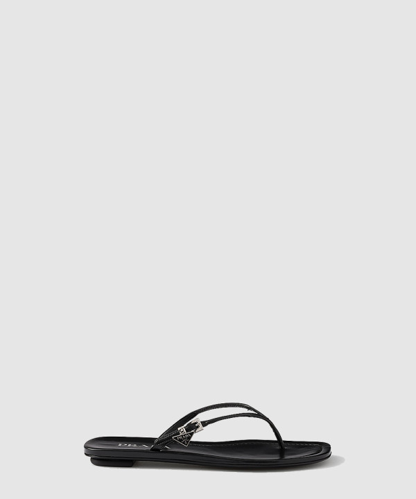 프라다 레더 텅 샌들 1Y503N