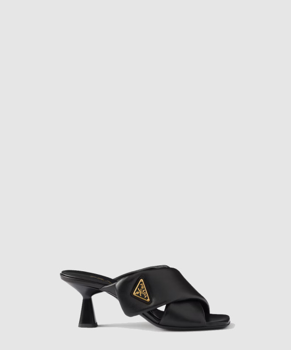 프라다 패딩 나파 가죽 샌들 1XX754