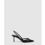 프라다 메쉬 소재 슬링백 펌프스 1I891N