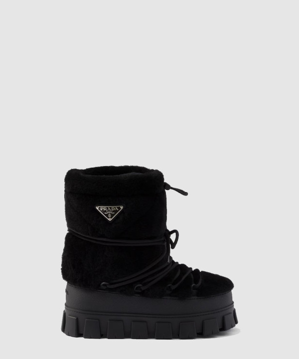 프라다 털털한 스키 후 부츠 1U032N