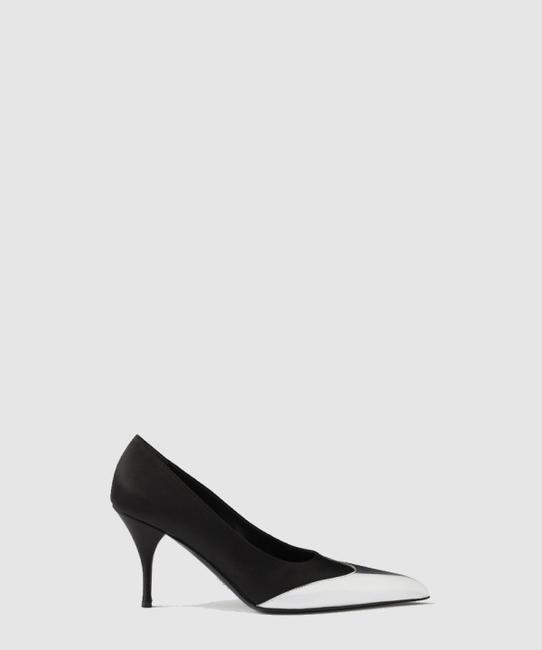 프라다 새틴 펌프스 1I968N