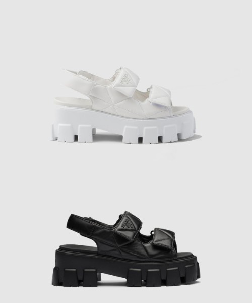 프라다 모놀리스 샌들 1X439N