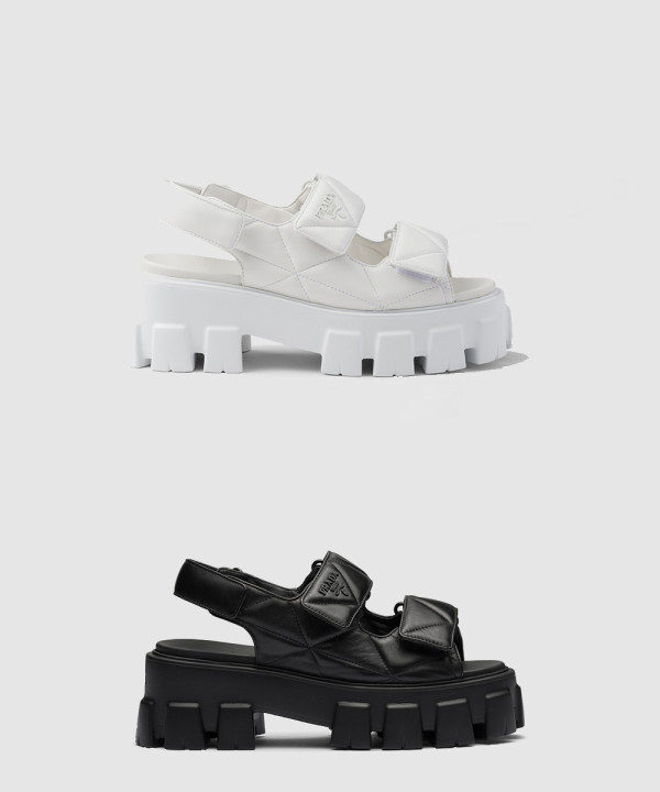 프라다 모놀리스 샌들 1X439N