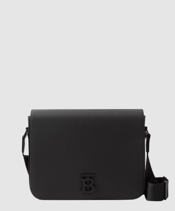 버버리 레더 스몰 알프레드 메신저백 80697611