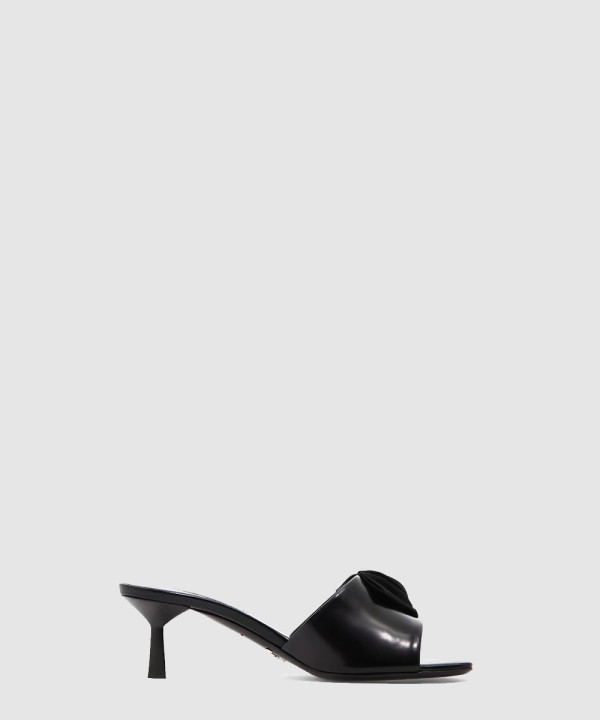 프라다 플라워 뮬 슬리퍼 1XX665