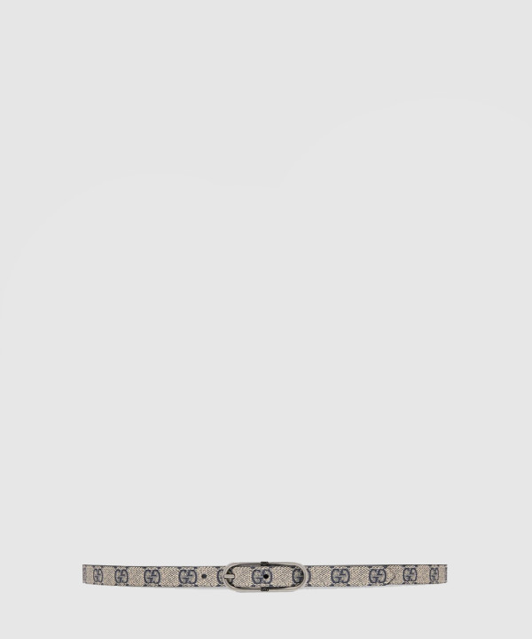 구찌 좁은 캔버스 벨트 649492