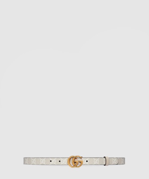 구찌 GG 마몽 리버서블 씬 벨트 659418