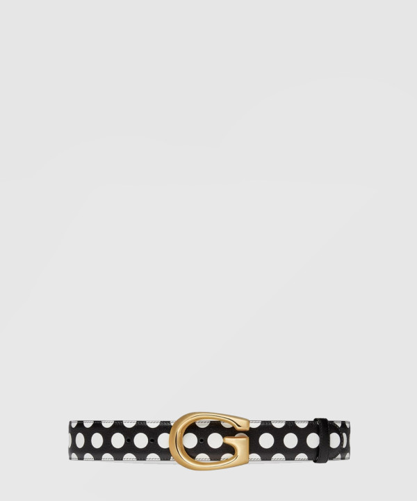 구찌 G버클 도트 벨트 709954