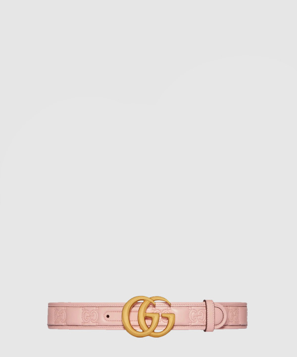 구찌 마틀라세 와이드 벨트 400593