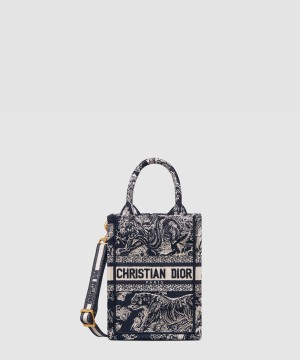 디올 북 토트 휴대폰백 미니 S5555