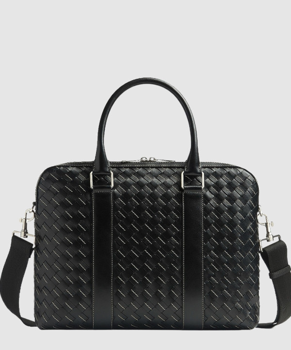 보테가베네타 슬림 인트레치아토 브리프케이스 766782