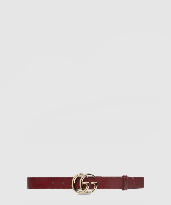 구찌 GG 마몽 씬 벨트 625839 30mm