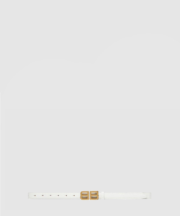 발렌시아가 BB 악어 자수 벨트 673518