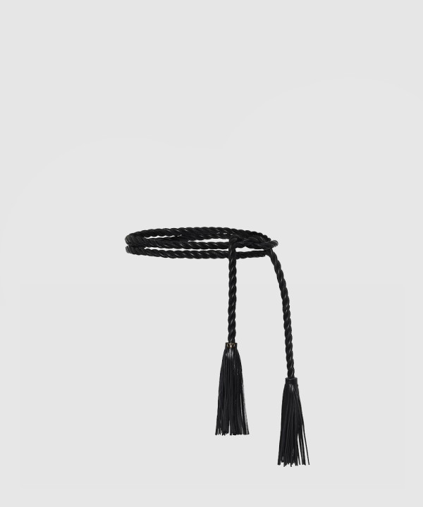 발렌티노 로프 웨빙 랩 벨트