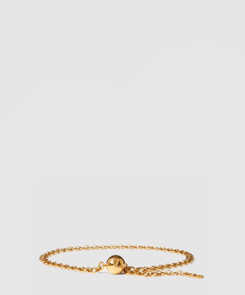 발렌티노 브이로그 로고 체인 벨트