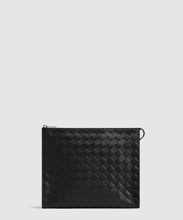 보테가베네타 인트레치아토 스탠딩 파우치 729303