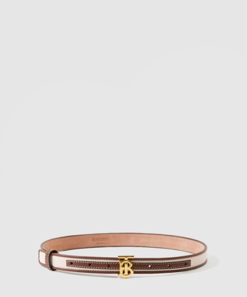 버버리 캔버스 레더 TB 벨트 80442671