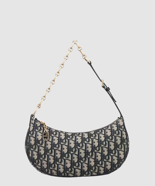 디올 오블리크 자카드 CD 라운지 체인 토트백 M2262