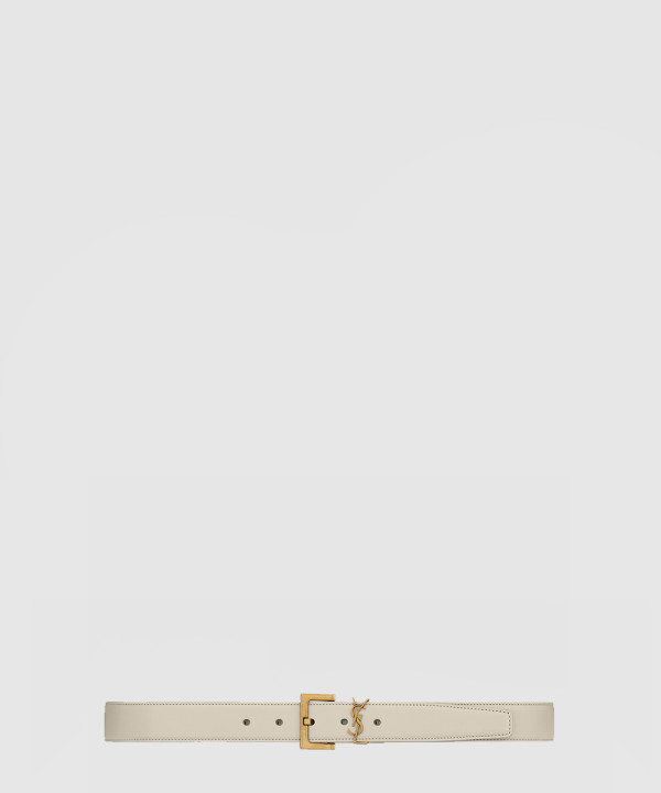 생로랑 스퀘어 로고 벨트 634437