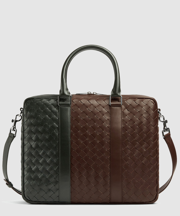 보테가베네타 인트레치아토 라지 브리프케이스 755128