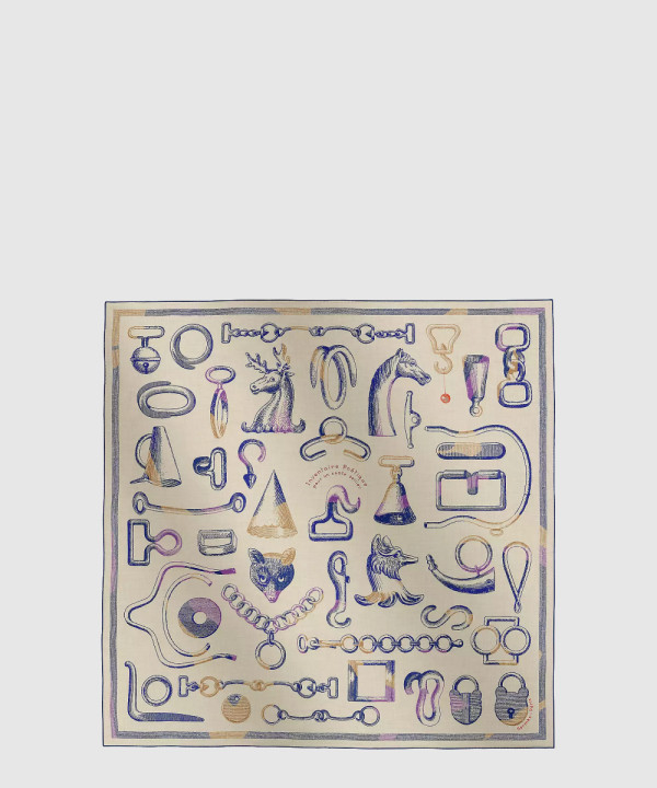 에르메스 Inventaire Poetique pour un Conte Sellier 스카프 90