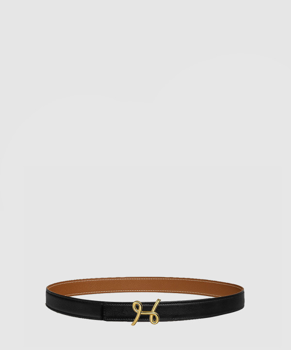 에르메스 H 커시브 리버서블 벨트