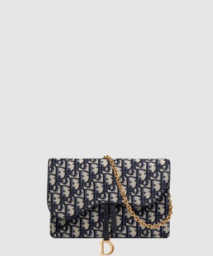 디올 새들 파우치 WOC S5620