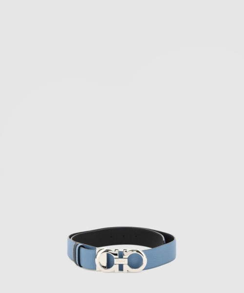 페레가모 길이 조절이 가능한 리버서블 간치니 벨트 23A565