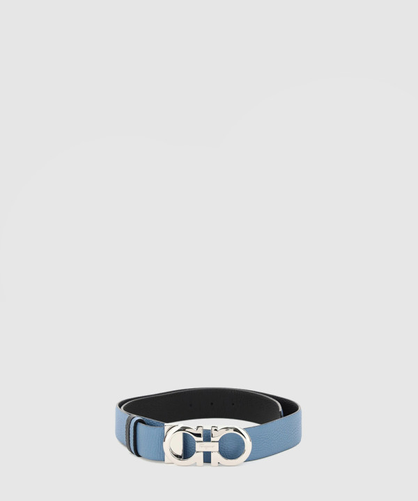 페레가모 길이 조절이 가능한 리버서블 간치니 벨트 23A565