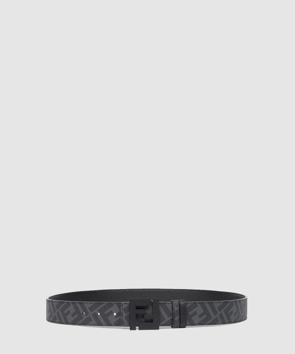 펜디 FF 블랙 가죽 리버서블 벨트 7C043