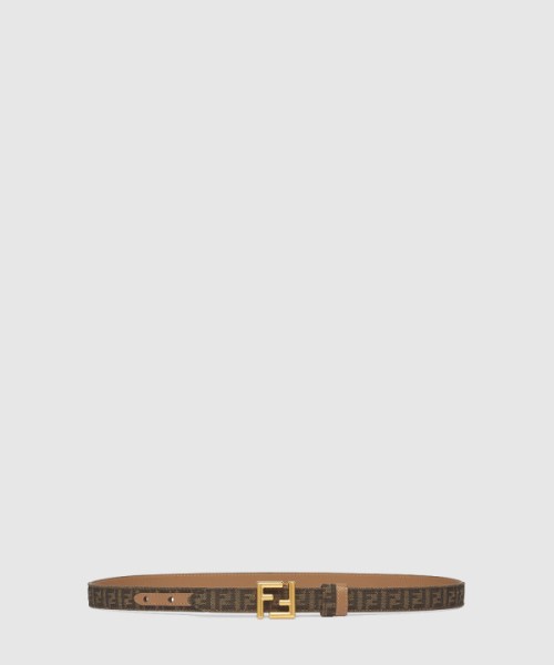 펜디 FF 리버시블 패브릭 레더 벨트 8C071