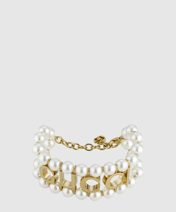 구찌 펄 팔찌 817082